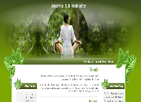 תבנית לג'ומלה 1.6 - טבע בגוונים ירוקים